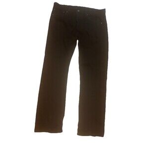Levis 501 Jeans Mens 38x32 Black Straight Button Fly Denim Adult (Fits 38x31)